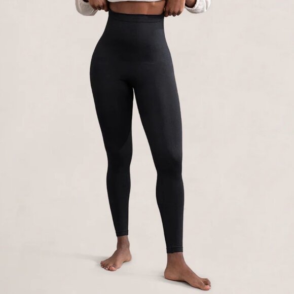 Shapermint Essentials high waisted Shaping Leggings in Black (L/ 8-12) NWT! - Picture 1 of 16